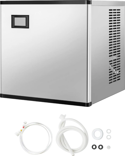 Vevor Commercial Ice Maker Head Unit Only 500 Lbs/Day Self-Cleaning Adjustable Ice Thickness New