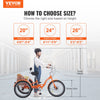 Vevor Adult Tricycle 20" 1-Speed Aluminum Alloy Cruiser with Backrest Seat Cushion and Basket New