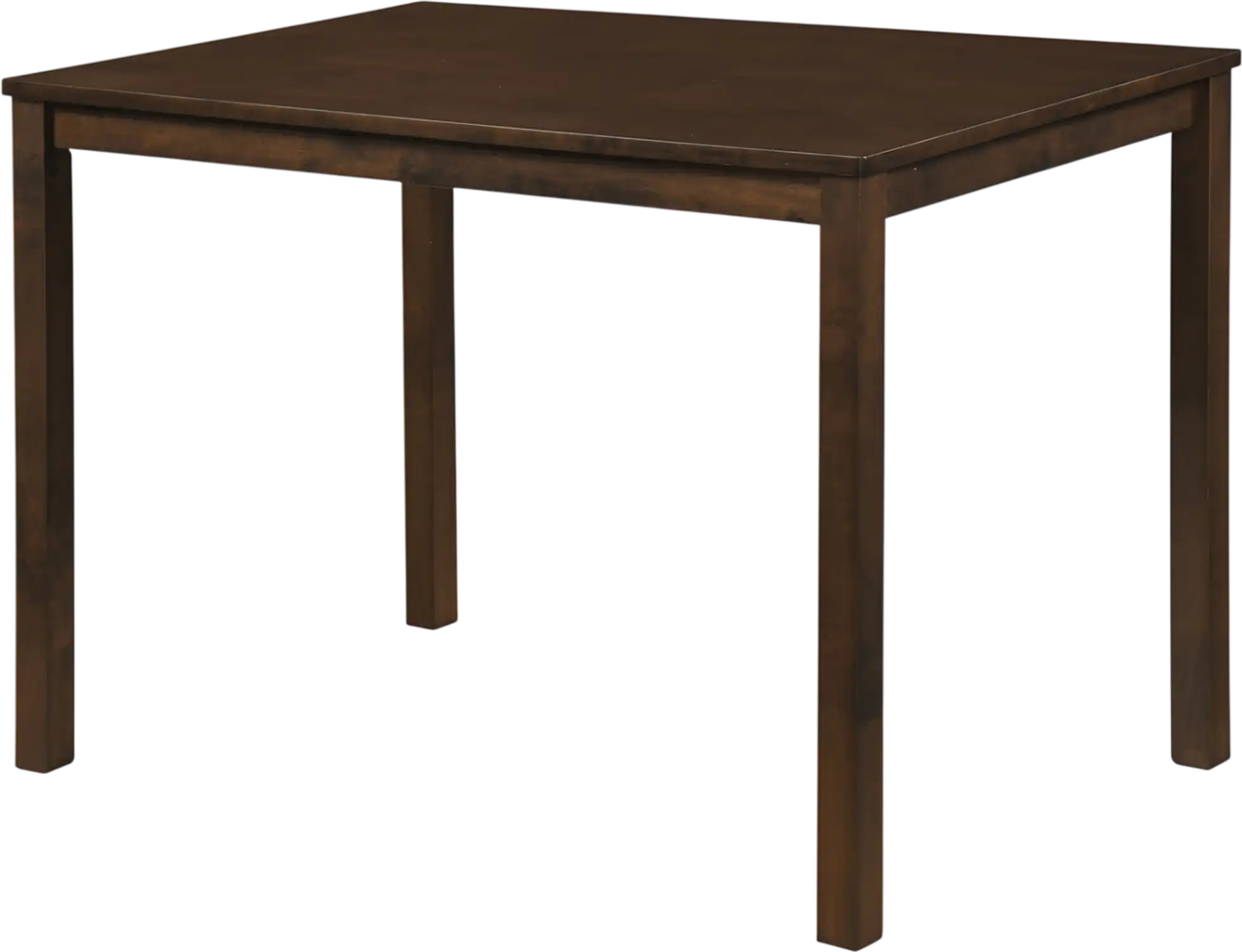 Costway Farmhouse Kitchen Dining Table for 4 Solid Rubber Wood Frame 99996895 New