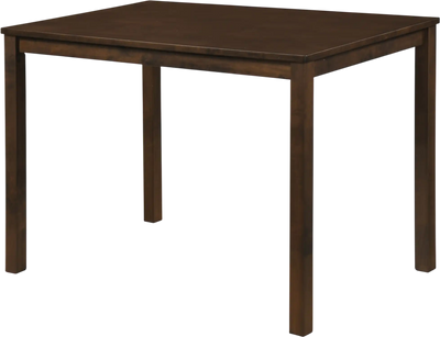 Costway Farmhouse Kitchen Dining Table for 4 Solid Rubber Wood Frame 99996895 New