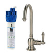 AquaNuTech Filtration System Combo with Traditional C-Spout Cold Water Faucet New