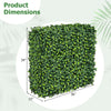 Faux greenery room divider with a realistic appearance, measuring 36" x 15" x 34", perfect for indoor and outdoor.
