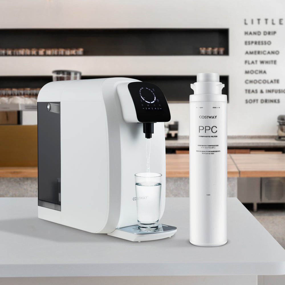 PPC filter replacement for WYN-ROZ902 countertop RO system, featuring a twist-in design for easy, leak-free installation.