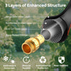 Giraffe Tools Flexible Garden Hose with Shut off Valve - New