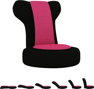 Costway Adjustable Floor Gaming Leisure Chair w/ Headrest Backrest 19225473 New
