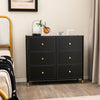 Floor Dresser Storage Organizer with 5/6/8 Drawers with Fabric Bins and Metal Frame-6-Drawer - Gallery View 1 of 10