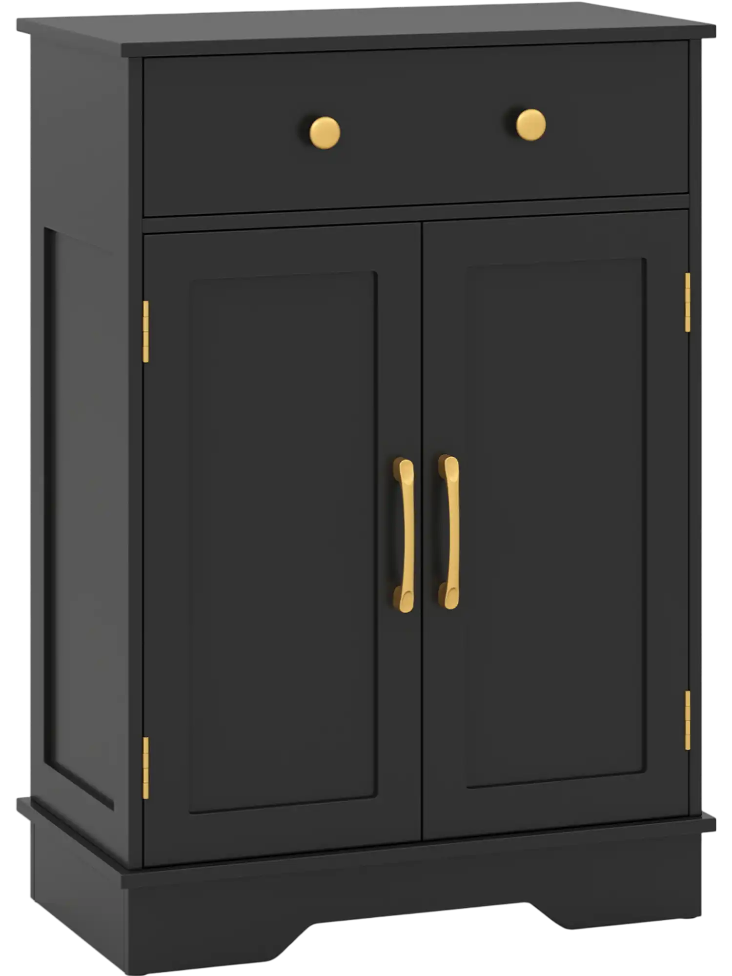 Costway Floor Storage Cabinet Buffet Sideboard w/ Doors Drawer Adjustable Shelf 471935268 New