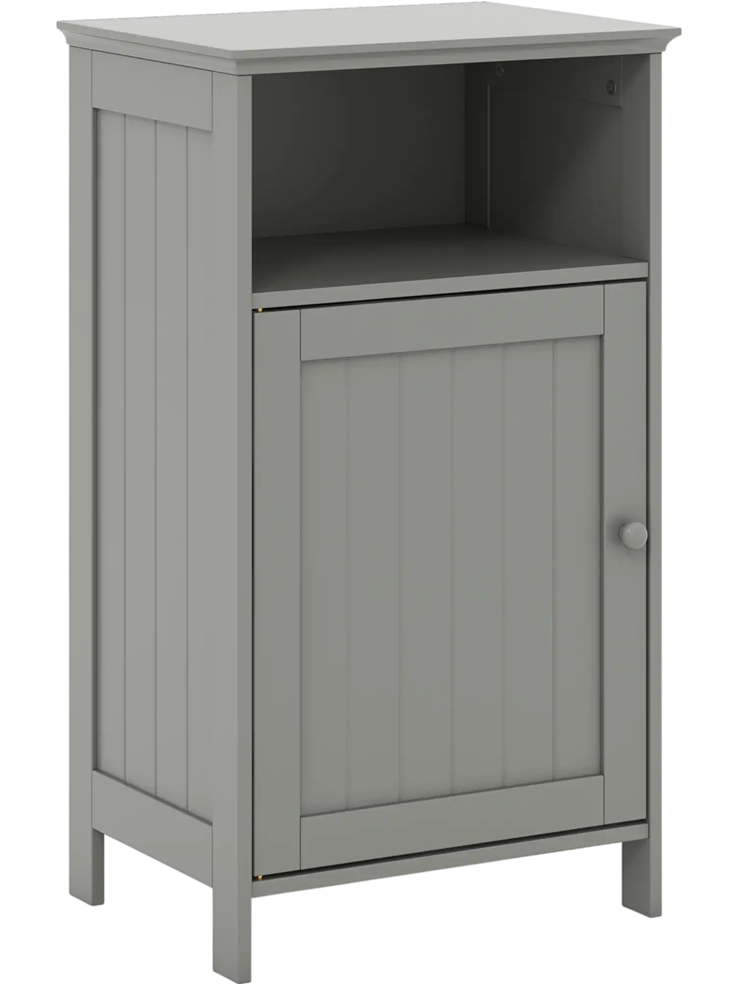 Costway Bathroom Floor Storage Cabinet Adjustable Shelf 86741259 New