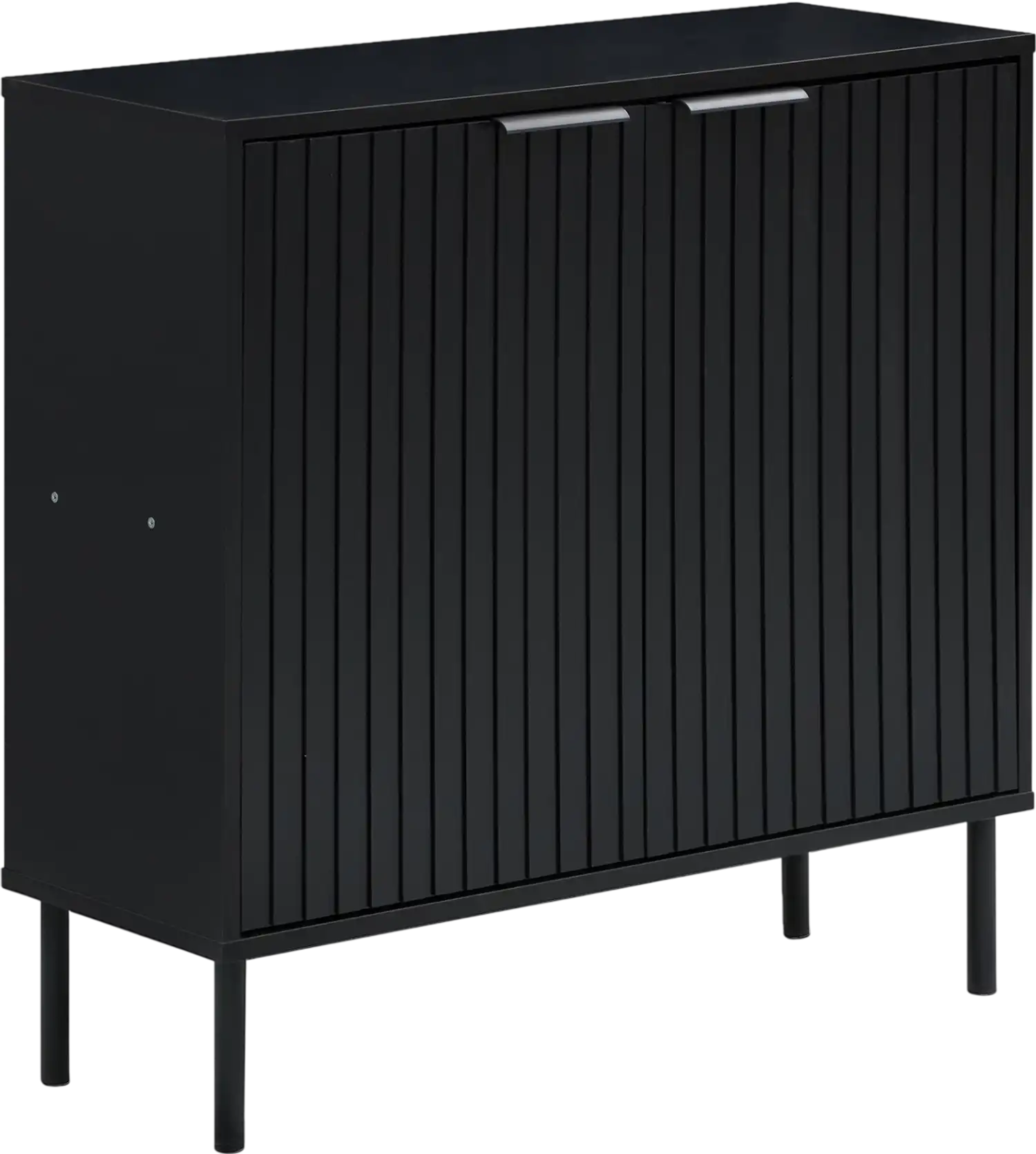 Costway Fluted 2-Door Buffet Sideboard Cabinet 46716041 New
