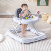 Foldable Baby Activity Walker with Adjustable Height and Detachable Seat Cushion-Gray - Gallery View 1 of 11