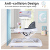 Foldable baby activity walker in gray with adjustable height, anti-slip pads, and 9 cm safe distance for enhanced.