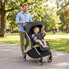 Foldable Baby Stroller with Reversible Handle-Black - Gallery View 1 of 10