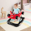 Convertible Baby Walker with 3 Adjustable Height Settings-Red - Gallery View 1 of 10