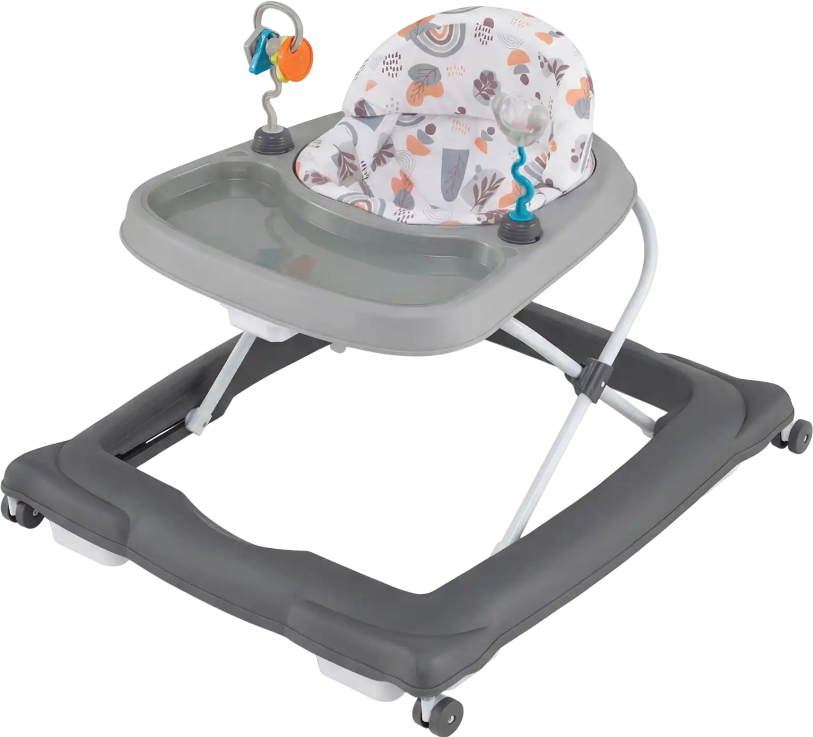 Costway Foldable Baby Walker Adjustable Height Removable Seat 35013360 New