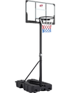 Foldable Basketball Hoop 7.54-10 ft Stepless Adjustable with PC Backboard