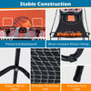 Foldable basketball arcade game featuring a thickened backboard, robust metal tubes, and anti-slip foot pads for.