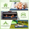 Foldable camping mattress in navy with high-density foam, ideal for camping, picnics, and home use.