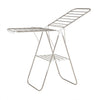 Foldable Clothes Drying Rack with Sock Clips Heavy-Duty Stainless Steel Frame-White - Gallery View 1 of 1