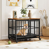 Foldable Dog Crate Furniture with Removable Tray and Lockable Door-S - Gallery View 1 of 11