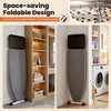 Foldable full-size ironing board with heat-resistant surface and stable frame, ideal for small spaces and easy storage.