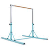 Foldable Gymnastics Bar for Kids with 3-Level Adjustable Heights-Green - Gallery View 1 of 1