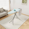 Foldable Ironing Board with Iron Rest and Adjustable Height-Turquoise - Gallery View 1 of 10