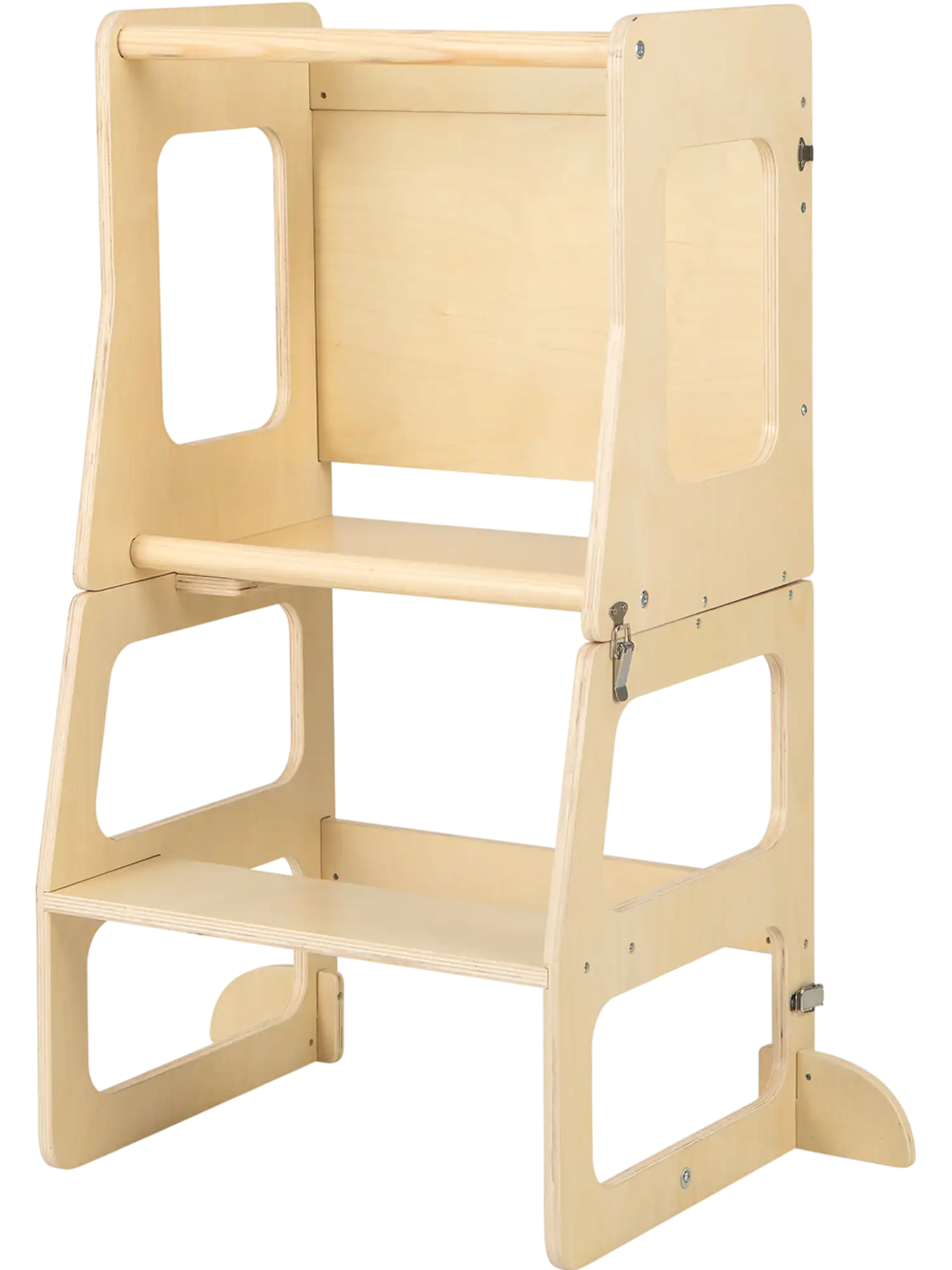 Costway 3-in-1 Foldable Toddler Kitchen Standing Tower w/ Chalkboard 21956784 New