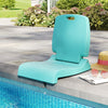 Foldable Outdoor Pool Chair with Handle and Back Support-Green - Gallery View 1 of 9