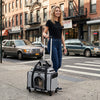 Foldable Pet Carrier with Wheels Airline Approved Rolling Cat and Dog Carrier-Grey - Gallery View 1 of 10