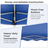 Close-up of the sturdy truss connection and pinch-free buttons on the Foldable 10 X 10 Feet Pop up Canopy Tent for.
