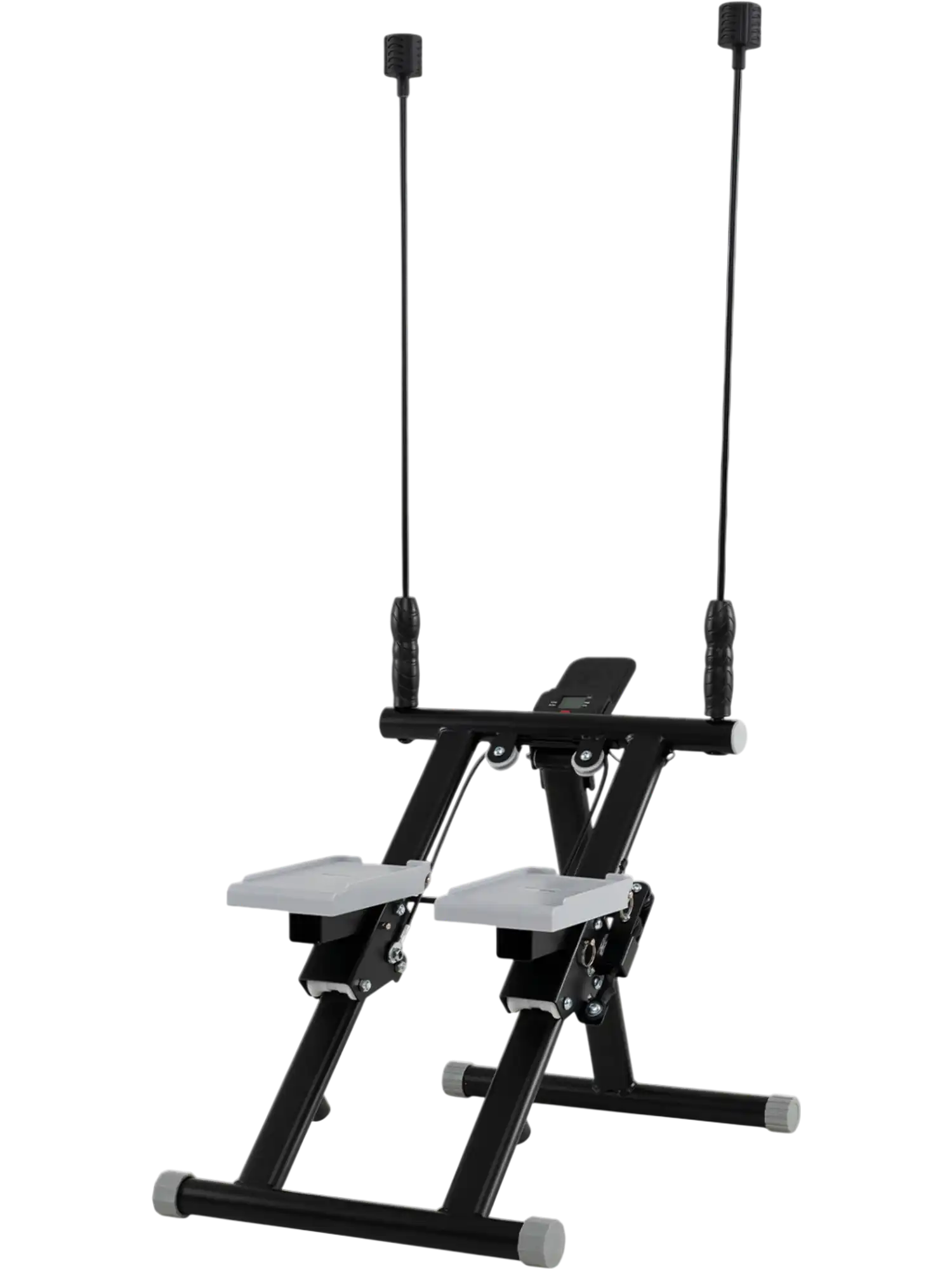 Costway Foldable Stair Stepper w/ Detachable Handlebar 72227736 New