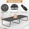 Folding bed with memory foam mattress, breathable fabric, and heavy-duty metal frame, supports up to 485 lbs for.