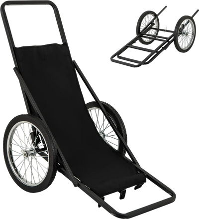 Costway 550 lbs Folding Deer Game Cart w/ Polyester Liner Hunting 582469317 New