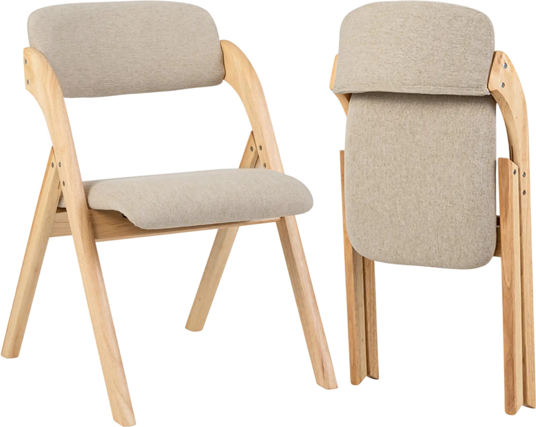 Costway Folding Dining Chairs with Cushion 29800362 New