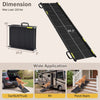 Folding dog ramp with a non-slip surface, designed for large dogs, supports up to 220 lbs for easy access to vehicles.