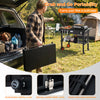 Folding grill cart with a spacious 32" x 18" countertop, designed for 17"/22" griddles, offers grab-and-go portability.