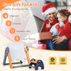 6-in-1 folding kids art easel with reversible tabletop, ideal for creativity and fine motor skills, perfect for ages.