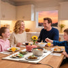 Food Warming Mat Rollable and Portable Electric Warming Tray with Fasting Heating-Beige - Gallery View 1 of 10