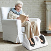 Therapeutic Shiatsu Foot Massager with High Intensity Rollers-White - Gallery View 1 of 10
