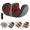 Foot and calf massager in gray with heat, designed for soothing muscle relief and relaxation at home or office.