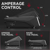Amperage control operation diagram for ARCCAPTAIN foot pedal (press to increase, raise to decrease)