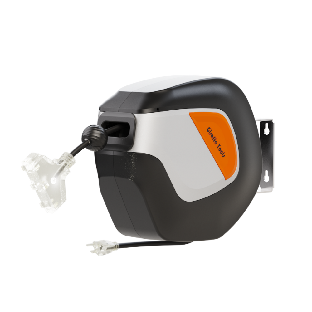 Giraffe Tools Retractable Extension Cord Reel 40/ 12/14/16 AWG New