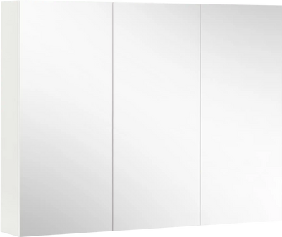 Costway Frameless Bathroom Wall Mirror Cabinet 3-Door 34679208 New