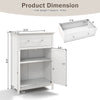 Free standing bathroom storage cabinet with large drawer, adjustable shelf, and waterproof MDF for versatile.