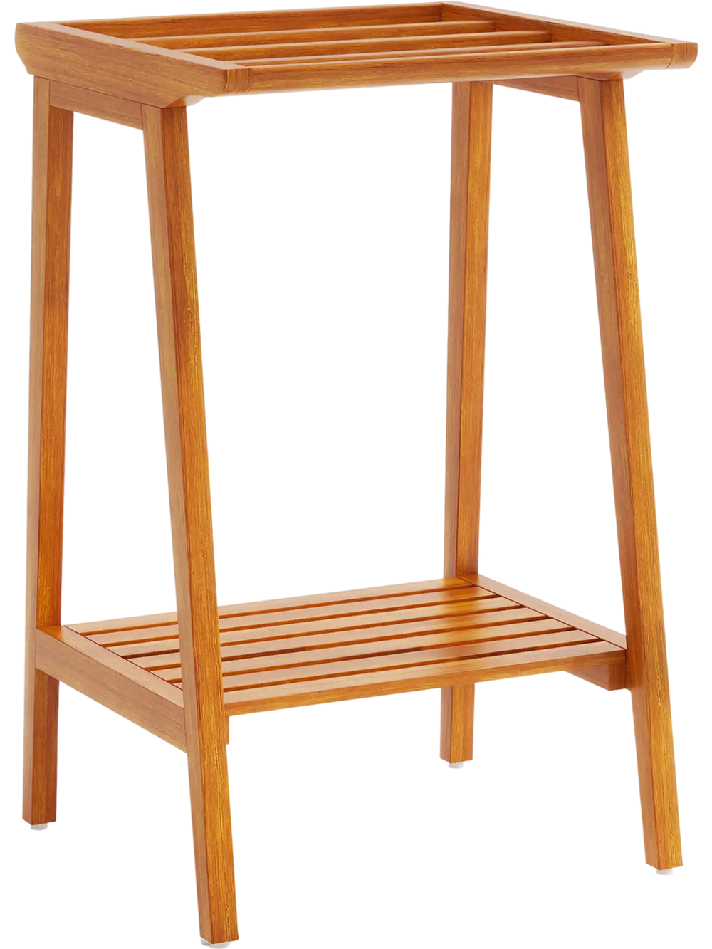 Freestanding Towel Rack with Storage Shelf for Bathroom