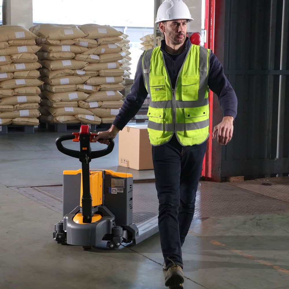 Apollolift A-1038 Pallet Truck Li-Ion Powered with 48" x 27" Forks 4400 Lbs New