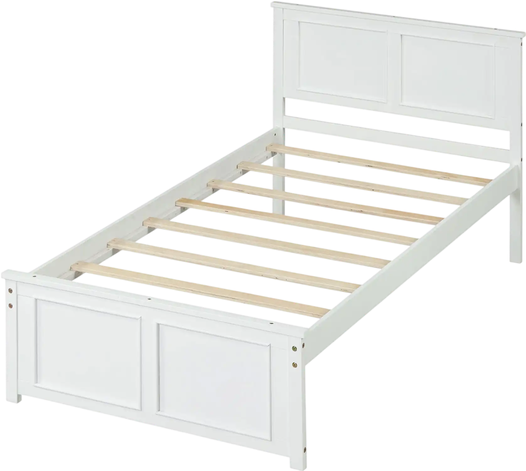 Costway Platform Bed Frame with Headboard Farmhouse Full Queen Twin 13822741 New