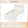 Full/Queen/Twin Size Platform Bed Frame with Headboard - Gallery View 4 of 10