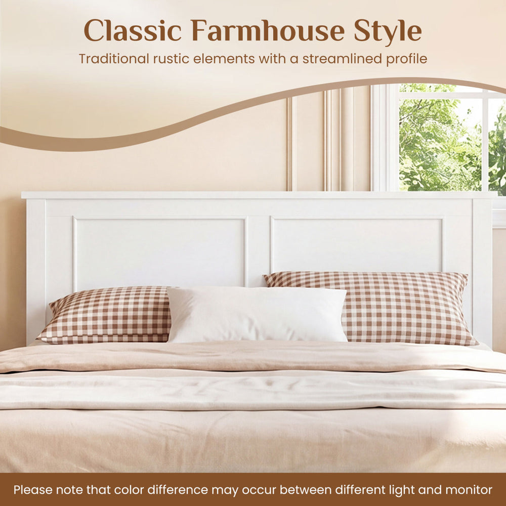 Full/Queen/Twin Size Platform Bed Frame with Headboard - Gallery View 10 of 10