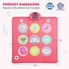 Colorful Fun Dance Mat for Kids featuring 9 piano sounds, 3 modes, and anti-slip design for safe play.